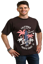 Load image into Gallery viewer, California Surf Men's Bamboo Viscose/Organic Cotton Short Sleeve Graphic T-Shirt