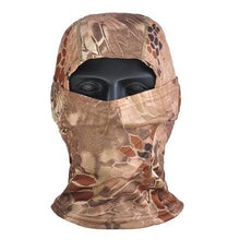 Load image into Gallery viewer, Camouflage Balaclava Full Face Mask for Cycling Hunting Army Bike Military Helmet Liner Tactical Airsoft Cap Scarf Mask Moto Face Mask Balaclava Moto Riding Motorbike Biker Racing Breather Mask Ski Hat Spring Summer For Men Women