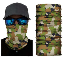 Load image into Gallery viewer, Camouflage Bandana Motorcycle Bike Riding Protection Headscarf Camping Hiking Protective Face Camo Scarf Shemagh Neck Cover Camping Hiking Climbing Face Mask Headband Windproof Head Scarves Neck Warmer Cycling Camping Hiking Men Women