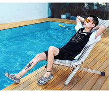 Load image into Gallery viewer, Camouflage Men Clogs Sandals Summer Outdoor Slippers Beach Aqua Shoes Slip On Flip Flops Garden Sandals Casual Outdoor Lightweight Clog Fashion Slip-On Sport Shoe Breathable Design Shoes