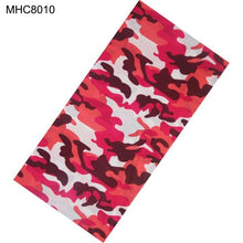 Load image into Gallery viewer, Camouflage Neck Gaiter Hunting Scarves Ice Silk Bandana Tubular Buff Half Mask Tactical Sport Headband Balaclava Balaclava Seamless Magic Head Scarf Breathable Bandana Turban Outdoor Hiking Quick-Dry Sweat Absorbing Scarves Multifunction Beanie Hat