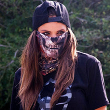 Load image into Gallery viewer, Camouflage Neck Gaiter Hunting Scarves Ice Silk Bandana Tubular Buff Half Mask Tactical Sport Headband Balaclava Balaclava Seamless Magic Head Scarf Breathable Bandana Turban Outdoor Hiking Quick-Dry Sweat Absorbing Scarves Multifunction Beanie Hat