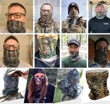 Load image into Gallery viewer, Camouflage Neck Gaiter Hunting Scarves Ice Silk Bandana Tubular Buff Half Mask Tactical Sport Headband Balaclava Balaclava Seamless Magic Head Scarf Breathable Bandana Turban Outdoor Hiking Quick-Dry Sweat Absorbing Scarves Multifunction Beanie Hat