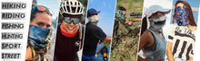 Load image into Gallery viewer, Camouflage Neck Gaiter Hunting Scarves Ice Silk Bandana Tubular Buff Half Mask Tactical Sport Headband Balaclava Balaclava Seamless Magic Head Scarf Breathable Bandana Turban Outdoor Hiking Quick-Dry Sweat Absorbing Scarves Multifunction Beanie Hat