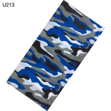 Load image into Gallery viewer, Camouflage Neck Gaiter Hunting Scarves Ice Silk Bandana Tubular Buff Half Mask Tactical Sport Headband Balaclava Balaclava Seamless Magic Head Scarf Breathable Bandana Turban Outdoor Hiking Quick-Dry Sweat Absorbing Scarves Multifunction Beanie Hat