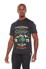 Load image into Gallery viewer, Camp Adventure Men's Bamboo Viscose/Organic Cotton Short Sleeve Graphic T-Shirt