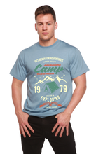 Load image into Gallery viewer, Camp Adventure Men's Bamboo Viscose/Organic Cotton Short Sleeve Graphic T-Shirt