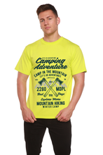 Load image into Gallery viewer, Camping Adventure Men's Bamboo Viscose/Organic Cotton Short Sleeve Graphic T-Shirt
