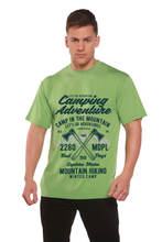 Load image into Gallery viewer, Camping Adventure Men's Bamboo Viscose/Organic Cotton Short Sleeve Graphic T-Shirt