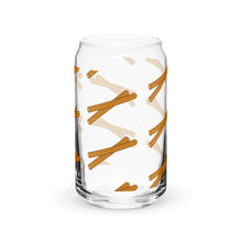 将图片加载到图库查看器,Can-shaped glass