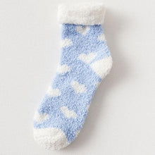 Load image into Gallery viewer, Candy Warm Lady Heart Cute Winter Kawaii Thick Casual Women Socks Fuzzy Fluffy Terry Warm Socks Short Cute Cotton Socks Winter Socks Short Socks For Men And Women
