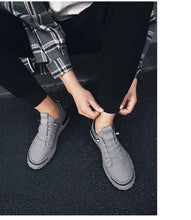 将图片加载到图库查看器,Canvas Men's Comfortable All-match Sneakers Breathable Cloth Casual Sports Flats Men Lightweight Outdoor Walking Sneakers Modern Design