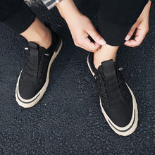 将图片加载到图库查看器,Canvas Men's Comfortable All-match Sneakers Breathable Cloth Casual Sports Flats Men Lightweight Outdoor Walking Sneakers Modern Design