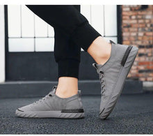 将图片加载到图库查看器,Canvas Men's Comfortable All-match Sneakers Breathable Cloth Casual Sports Flats Men Lightweight Outdoor Walking Sneakers Modern Design