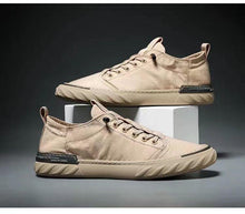 将图片加载到图库查看器,Canvas Men's Comfortable All-match Sneakers Breathable Cloth Casual Sports Flats Men Lightweight Outdoor Walking Sneakers Modern Design