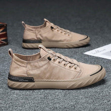 将图片加载到图库查看器,Canvas Men's Comfortable All-match Sneakers Breathable Cloth Casual Sports Flats Men Lightweight Outdoor Walking Sneakers Modern Design