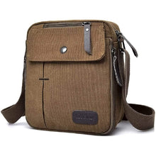Load image into Gallery viewer, Canvas Travel Wallet Casual Messenger Bag