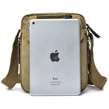 Load image into Gallery viewer, Canvas Travel Wallet Casual Messenger Bag