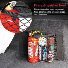 将图片加载到图库查看器,Car Back Rear Mesh Trunk Seat Elastic String Net Magic Sticker Universal Storage Bag