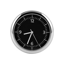 Load image into Gallery viewer, Car Clock Watch Indoor Automobiles Stick-In Luminous Quartz Analog Watch Universal Pocket Mini Stick-On Clock for Car Boat Bike Home Watch Decoration Accessories