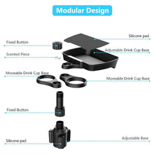 Load image into Gallery viewer, Car Cup Holder Detachable Extender Food Tray with Phone Holder