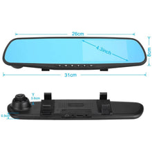 Load image into Gallery viewer, Car DVR Rear View Mirror Video Recorder