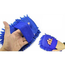 Load image into Gallery viewer, Car Hand Soft Towel Microfiber Chenille Washing Gloves Coral Fleece Gloves Auto