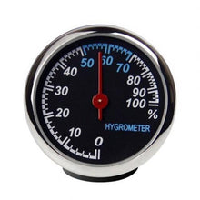 Load image into Gallery viewer, Car Interior Mini Quartz Watch Clock Mini Clock Car Dashboard Clocks Luminous Car Clock Pocket Stick-On Clock Cars Air Vent Clip Quartz Clocks Vehicle Dashboard Clock Mini Vehicle Clock Car Pocket Clock for Cars Hygrometer Thermometer Dashboard Ornament