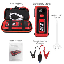 Load image into Gallery viewer, Car Jump Starter Booster 2500A Peak 25800mAh Battery Charger Power Bank