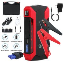 Load image into Gallery viewer, Car Jump Starter Booster with LCD Screen 4 Modes LED Flashlight
