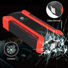 Load image into Gallery viewer, Car Jump Starter Booster with LCD Screen 4 Modes LED Flashlight