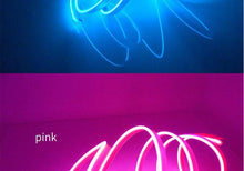 Load image into Gallery viewer, Car LED Neon Cold Light Auto Interior Atmosphere Neon Glowing Strobing Electroluminescent Wire Lights Neon Light USB 5V with Fuse Protection for Automotive Car Interior Decoration Light Refit Decoration Strips Shine Usb Cigar Lighter Driver