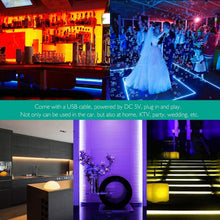 Load image into Gallery viewer, Car LED Strip Lights with Sound Active Function and Remote Controller