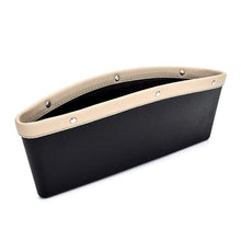 Load image into Gallery viewer, Car Organizer Storage Car Seat Slit Gap Pocket Multifunctional Driver Seat Catcher Cup Holder Car Accessories PU Leather Car Seat Gap Organizer Universal Fit Storage Pockets Adjust Set Car Seat Crevice Storage Box Helps Reduce Distracted Driving