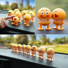Load image into Gallery viewer, Car Ornaments Bobblehead Nod Dolls Cute Cartoon Funny Wobble Head Robot Lovely Car Dashboard Decoration Auto Facial Expression Shaking Head Toys Car Ornaments Bobblehead Nod Dolls Cute Cartoon Funny Wobble Head Robot Lovely Car Dashboard Decor