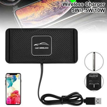 Load image into Gallery viewer, Car QI Wireless Phone Charger Non Slip Pad Mat Fast Charging