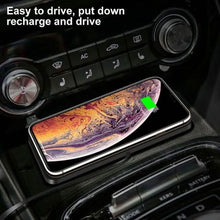 Load image into Gallery viewer, Car QI Wireless Phone Charger Non Slip Pad Mat Fast Charging