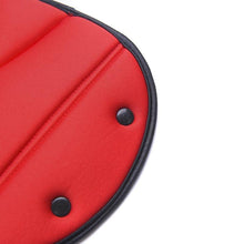 Load image into Gallery viewer, Car Safe Seat Belt Cover Soft Adjustable Children Safety Belt Fixer Triangle Anti-ledge For Child Neck Protection Belts Seat Belt Adjuster and Pillow with Clip for Kids Travel Neck Support Headrest Seatbelt