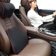 Load image into Gallery viewer, Car Seat Headrest Pillow Auto Memory Foam Car Neck Pillow Seat Head Support Lumbar Support For Office Chair Cushion Car Neck Headrest Pillow Car Accessories Cushion Auto Seat Head Support Neck Protector Automobiles Seat Neck Rest Car Neck For Car Auto