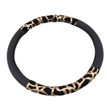 Load image into Gallery viewer, Car Steering Wheel Elastic Long Microfiber Plush Steering Wheel Cover Gearshift Handbrake Cover Protector Decoration Warm Super Thick Plush Collar Soft Car Steering Wheel Cover Decoration Warm Super Thick Plush Collar Soft Black Pink Women Man