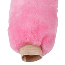 Load image into Gallery viewer, Car Steering Wheel Elastic Long Microfiber Plush Steering Wheel Cover Gearshift Handbrake Cover Protector Decoration Warm Super Thick Plush Collar Soft Car Steering Wheel Cover Decoration Warm Super Thick Plush Collar Soft Black Pink Women Man