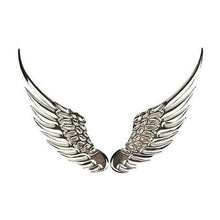 Load image into Gallery viewer, Car Stickers Metal 3D Double-sided Tape Stick 1 Pair Gold Sliver Wing Decals Decorations Emblem Logo Badge Bumper Trunk Tailgate Window Angel Wings Emblem 3D Metal Car Auto Symbol Motorcycle Car Styling Tools Accessories