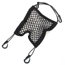 Load image into Gallery viewer, Car Storage Net Bag Organizer Holder Mesh Seat Back Hanging Trunk Luggage Hooks String Kit Off Road Car Mesh Organizer, Seat Back Net Bag, Barrier of Backseat Pet Kids Cargo Tissue Purse Holder Car Driver Storage Netting Pouch Truck Auto Accessories