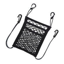 Load image into Gallery viewer, Car Storage Net Bag Organizer Holder Mesh Seat Back Hanging Trunk Luggage Hooks String Kit Off Road Car Mesh Organizer, Seat Back Net Bag, Barrier of Backseat Pet Kids Cargo Tissue Purse Holder Car Driver Storage Netting Pouch Truck Auto Accessories