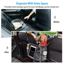 将图片加载到图库查看器,Car Storage Netting Pouch Seat Side Storage Mesh Organizer Bag