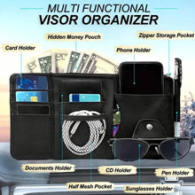 Load image into Gallery viewer, Car Sun Visor Organizer