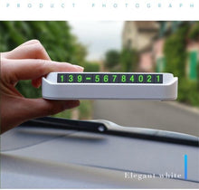 将图片加载到图库查看器,Car Temporary Parking Card Phone Number Card Plate Telephone Number Car Park Stop Automobile Temporary Phone Number for Car Dashboard Telephone Number Car Park Stop Luminous Parking Plate for Automobile Interior Accessories Car-styling 13x2.5cm