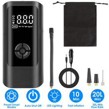 Load image into Gallery viewer, Car Tire Inflator Corded with LED Light