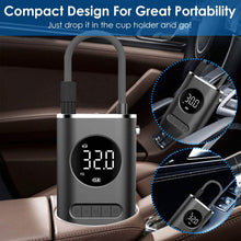 Load image into Gallery viewer, Car Tire Inflator Pump Portable 150 PSI with LED Light
