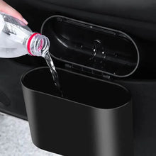 Load image into Gallery viewer, Car Trash Can with Lid Hanging Vehicle Garbage Organizer